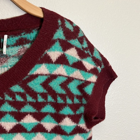 Free People V-Neck Sweater Vest - Picture 4 of 11